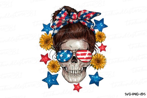 American Mom Sublimation 4th of July PNG: A Vibrant Design Asset for Crafts and Graphics