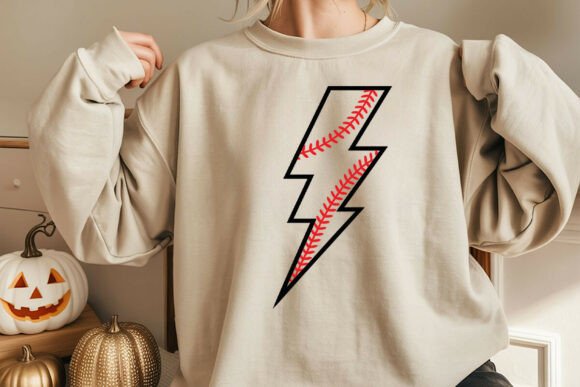 Baseball Lightning Bolt Svg, Baseball Graphics