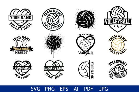 Basketball Mom Team Logo Bundle: A Versatile Graphic Design Asset for Local Business Branding