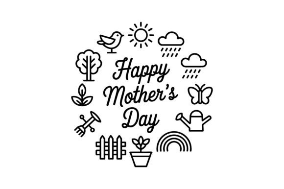 Gardening Mom Mother's Day Card Gift: A Heartfelt Embroidery Design for Real Projects