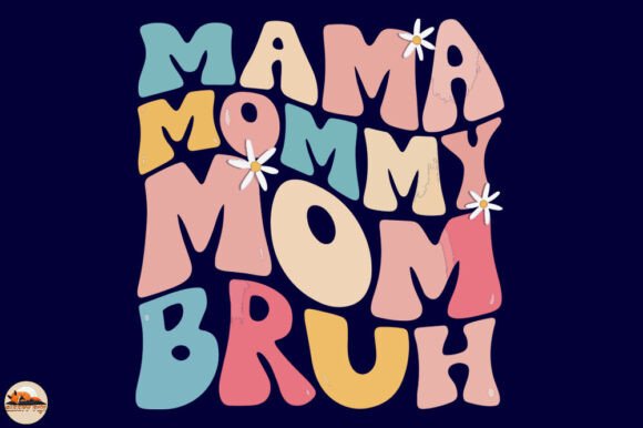 Mom Bruh Mother’s Day Design: A Trendy Graphic for Crafts and Merch