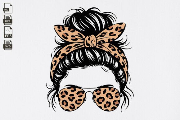 Mom Life Kid Life Messy Bun Mom SVG: A Design Asset for Creative Content Publishing