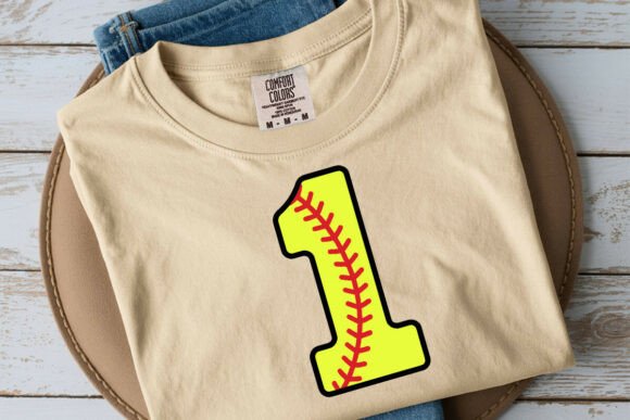 Softball Number One Svg, First Birthday Graphics and Crafts Review