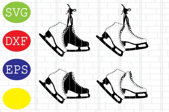 Tied Hanging Figure Skates SVG: A Versatile Graphic for Crafts & Handmade Creations